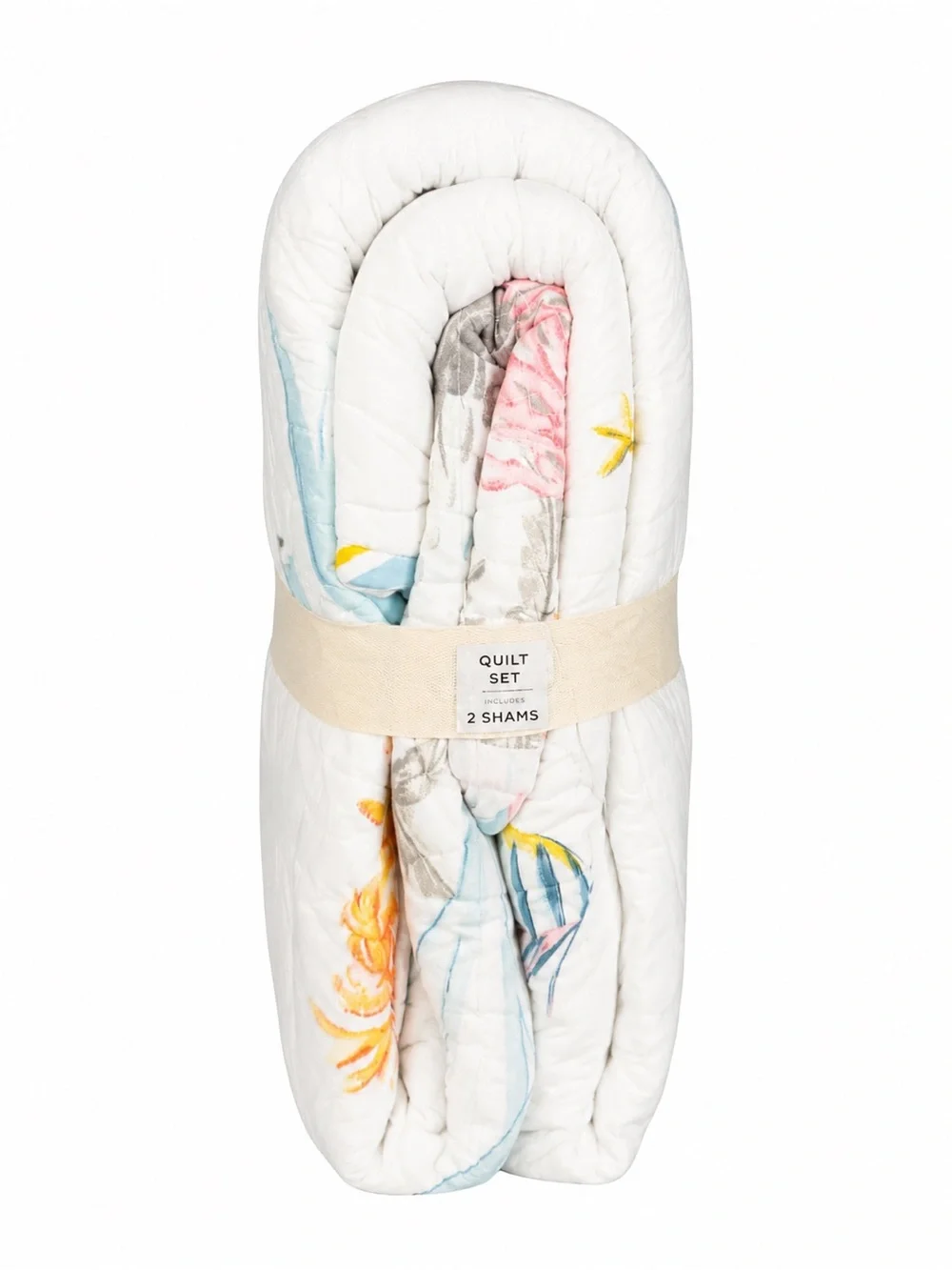 Great Bay Home King Coastal Fish & Coral Reversible Quilt Set